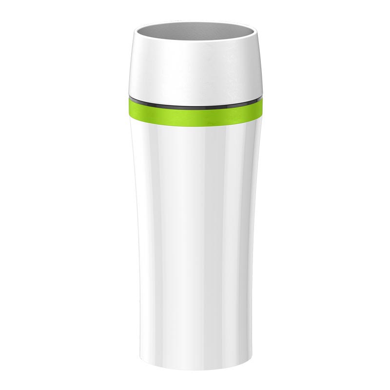 BICCH. TERMICO 0,36L BIANCO/VERDE