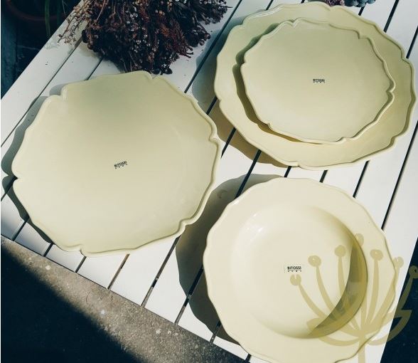 PIATTO DESSERT CM.21 GIALLO