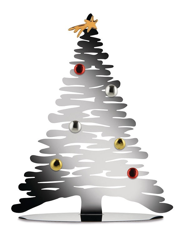 DECORAZIONE NATALIZIA ALBERO CON MAGNETI IN PORCELLANA BIANCO