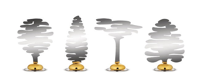 SET DI 4 SEGNAPOSTO IN ACCIAIO AISI 430 CON MAGNETE IN PORCELLANA.