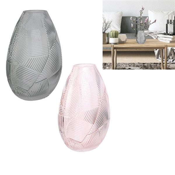 VASO "AJJA" COLORE GRIGIO H 21,5CM