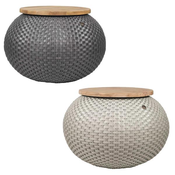 TAVOLINO "HALO" FLYNT GREY