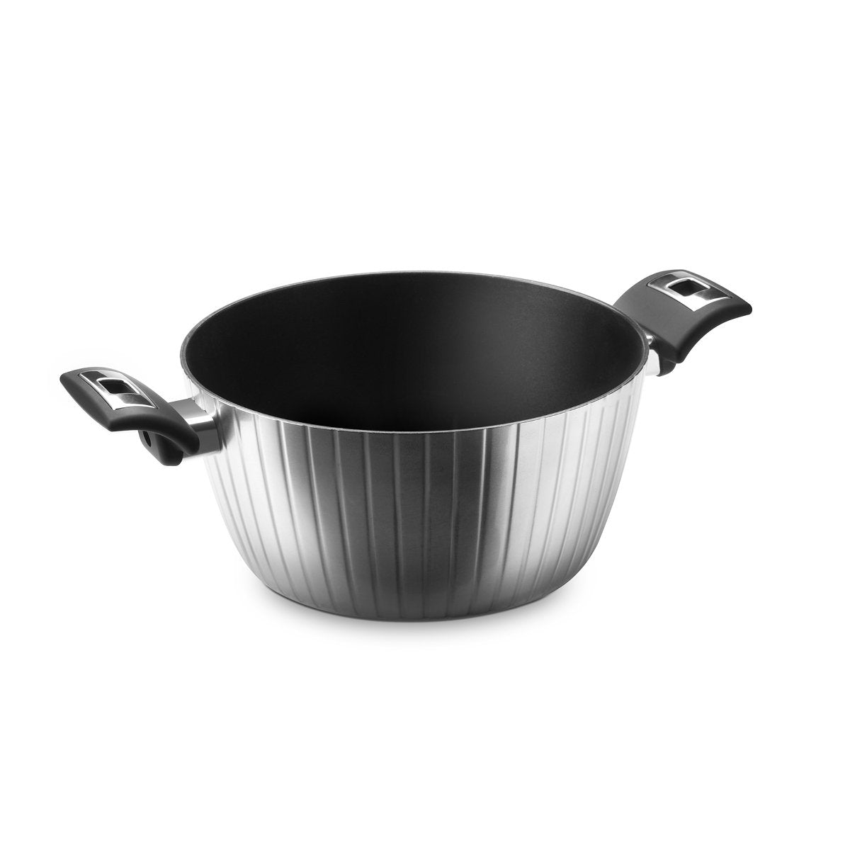 CASSERUOLA HIGH TECH INDUTION 24 CM INTERNO NERO