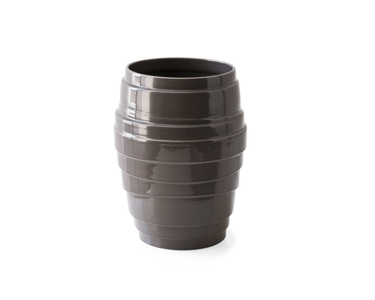 VASO 7160-A LENNOX CERAMICA TORTORA SCURO LUCIDO M3J