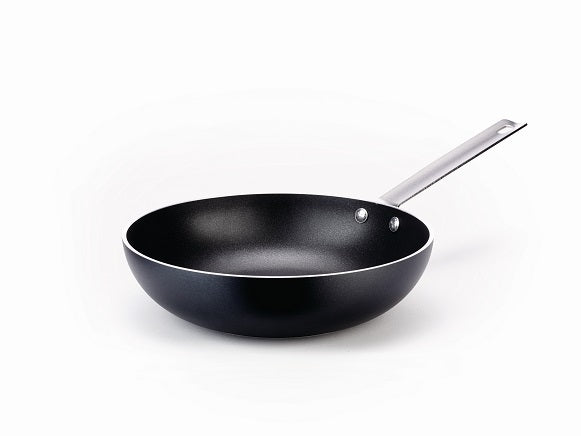 PADELLA ALTA MAMI 3.0 A MANICO LUNGO IN ALLUMINIO CON RIVESTIMENTO ANTIADERENTE ANCHE PER IND.