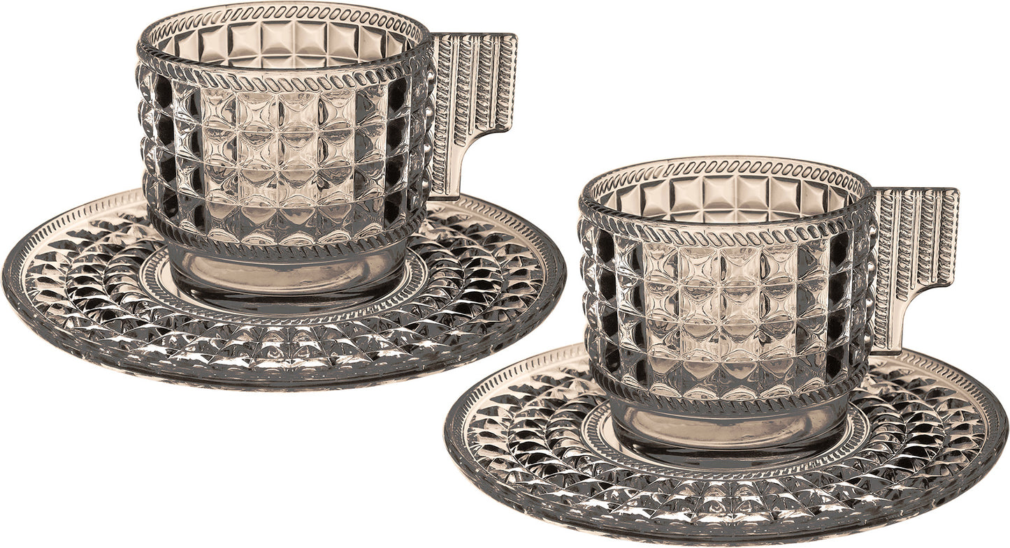 SET 2 TAZZINE CAFFE' WOOD
