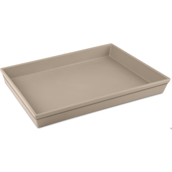 STRAIGHT TRAY 36X28 CM TAUPE