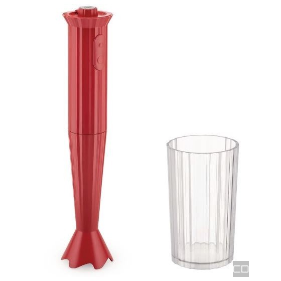 RED PLEATED IMMERSION BLENDER