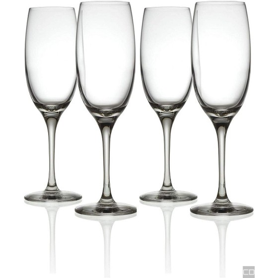 MAMI XL, SET OF 4 GLASSES FOR SPARKLING WINE AND CHAMPAGNE IN CRYSTALLINE GLASS