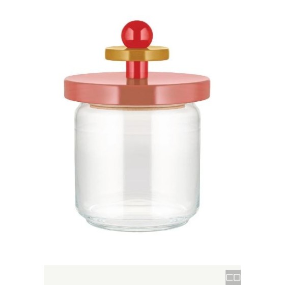 100cl JAR WITH PINK WOODEN LID