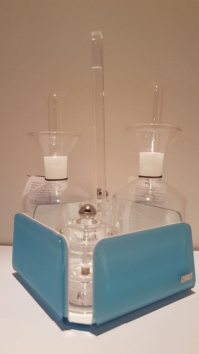 MENAGE CESTINO "LW" AZZURRO