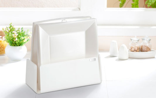 PORTA PIATTI BIANCO SATINATO