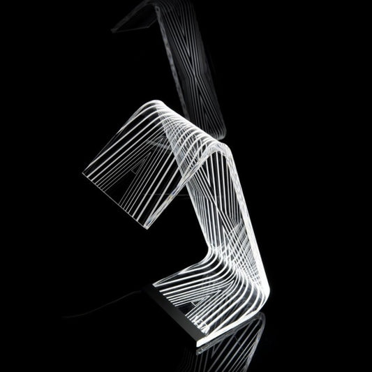 LAMPADA DA TAVOLO C/LED "STATIC" TRASP