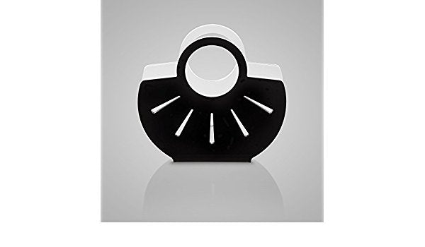 POCHETTE " AMALIA" NERO/BIANCA