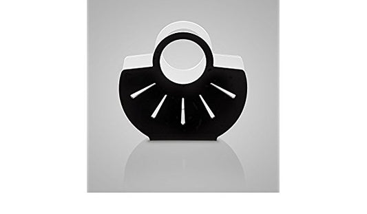 POCHETTE " AMALIA" NERO/BIANCA