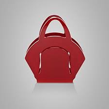 POCHETTE " CHANTAL" ROSSO