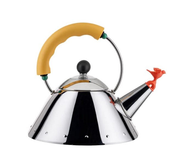 BOLLITTORE FISCHIETTO UCCELLINO MANICO GIALLO 1 LT