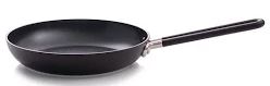 PADELLA A MANICO LUNGO NERO DM 24 CM