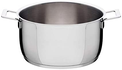 CASSERUOLA A DUE MANICI CASSERUOLA A DUE MANICI POTS&PANS IN ACCIAIO INOSSIDABILE 18/10, CON FONDO MAGNETICO, ADATTA ANCHE PER COTTURA AD INDUZIONE. DIAMETRO 24 CM