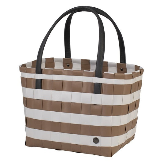 SHOPPER S COLOR BLOCK VINTAGE HAZELNUT/WHITE