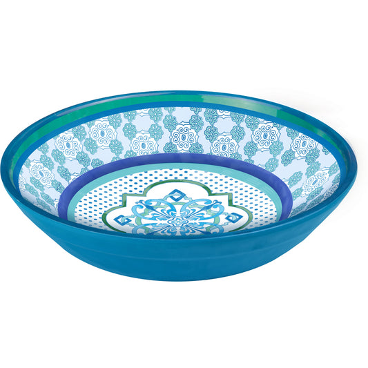 SET 4 PIATTI FONDO TONI BLU