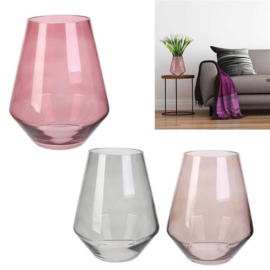 VASO "KYARA" COLORE BEIGE H CM 21