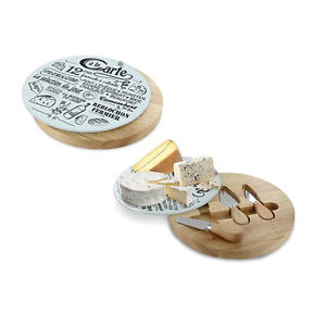 TAGLIERE FORMAGGIO BISTROT CON TRE COLTELLI