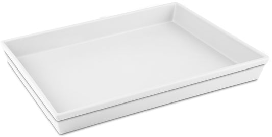 VASSOIO RETTANGOLARE 36X28 CM BIANCO