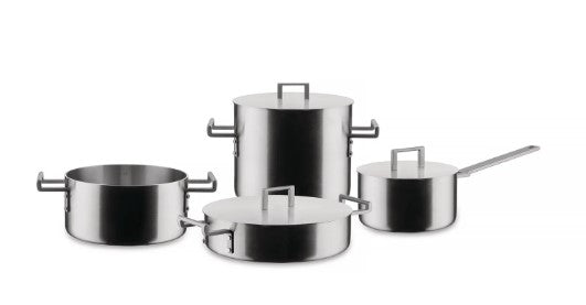 SET 4 PENTOLE IN ACCIAIO INOSSIDABILE