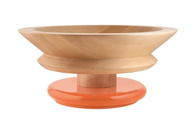 CENTROTAVOLA IN LEGNO ARANCIO DIAM.30 CM