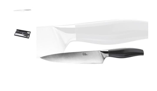 FLUO COLTELLO CHEF ACCIAIO MANICO BLACK 20 CM QB