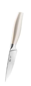 FLUO COLTELLO SPELUCCHINO ACCIAIO MANICO GOLD 12,5 CM QB