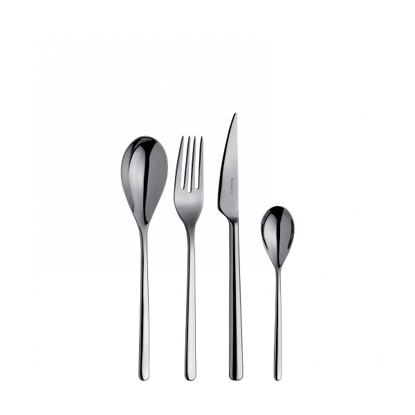 POSATE ACCIAIO INOX SINTESI
SET 24 PEZZI IN SCATOLA GALLERY
COLORE ACCIAIO - FINITURA LUCIDO