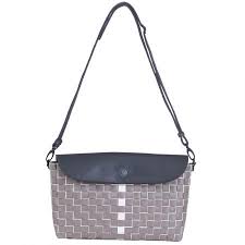 BORSA URBAN UPTOWN LIVER WHITE FINE LINE