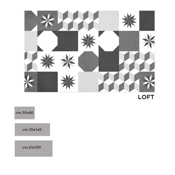 TAPPETO IN VINILE CM.50X80 "LOFT"
