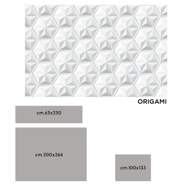 TAPPETO IN VINILE CM.65X250 "ORIGAMI"
