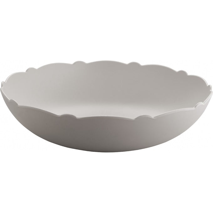 DRESSED AIR, INSALATIERA CON RILIEVO WARM GREY IN MELAMINA
