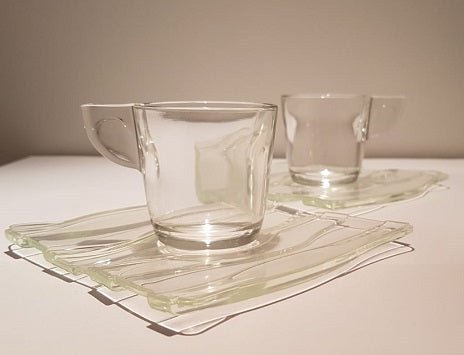 SET 2 TAZZE CAFFE' VERDE BRILLANTE