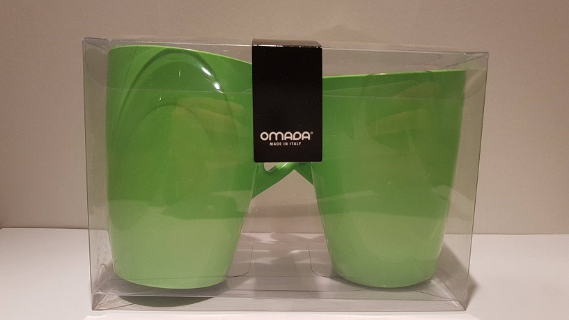SET 2 MUG EAT TOP VERDE