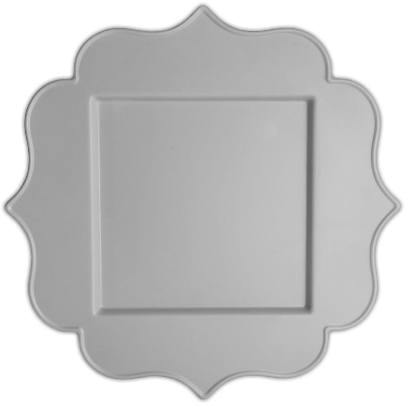 VASSOIO QUADRATO 41X41 CM GRIGIO