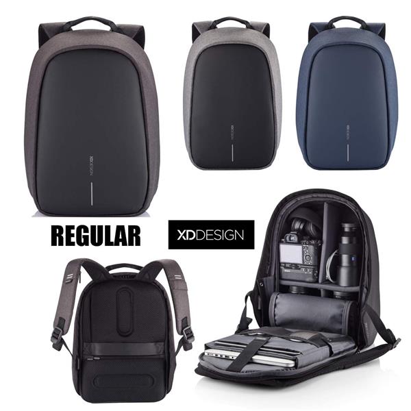 ZAINO BOBBY HERO REGULAR NAVY ANTI THEFT