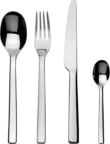 OVALE SET SERVIZIO POSATE 24 PEZZI ACCIAIO