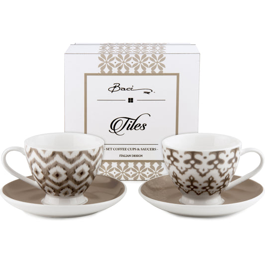 SET 2 TAZZINE CAFFE TORTORA
