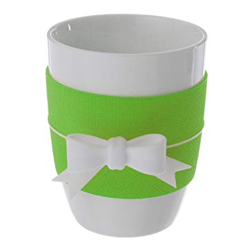 MUG FASCIA VERDE FLUO FIOCCO BIANCO