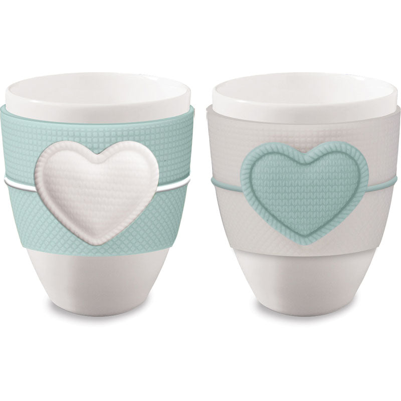 SET 2 MUG CUORE VERDINO