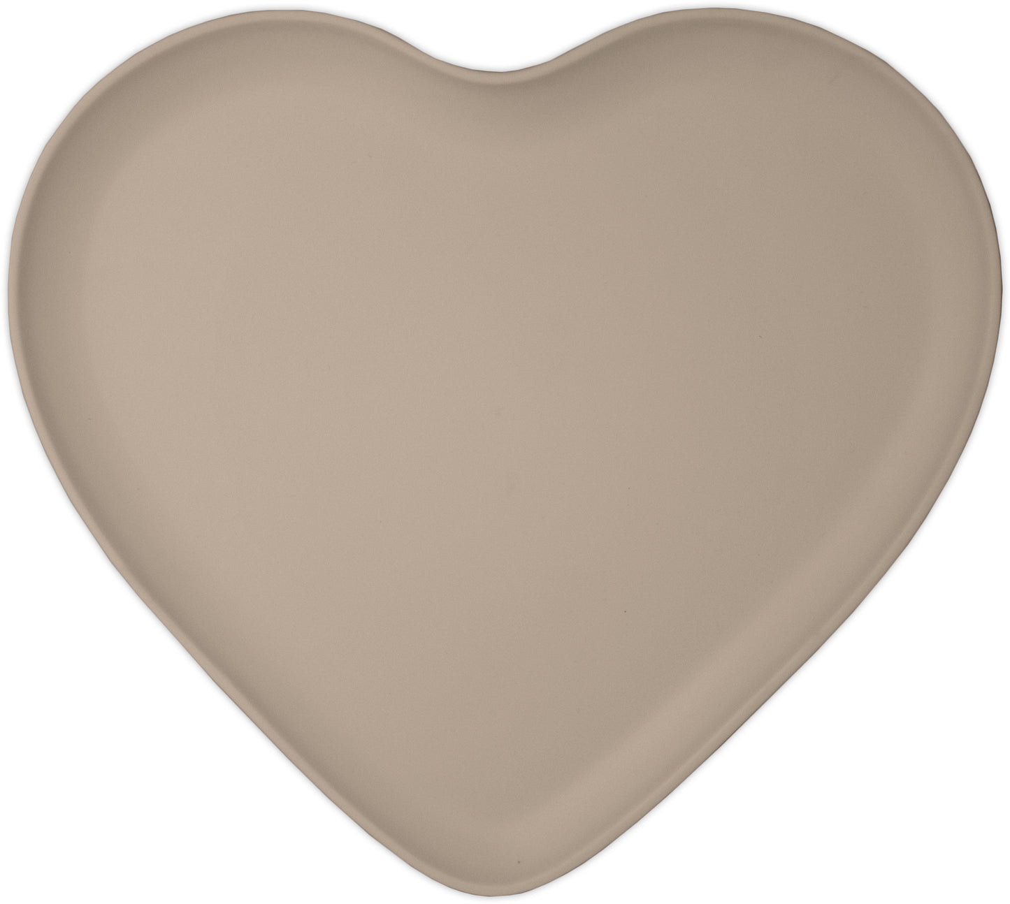 PIATTO DESSERT CUORE TORTORA